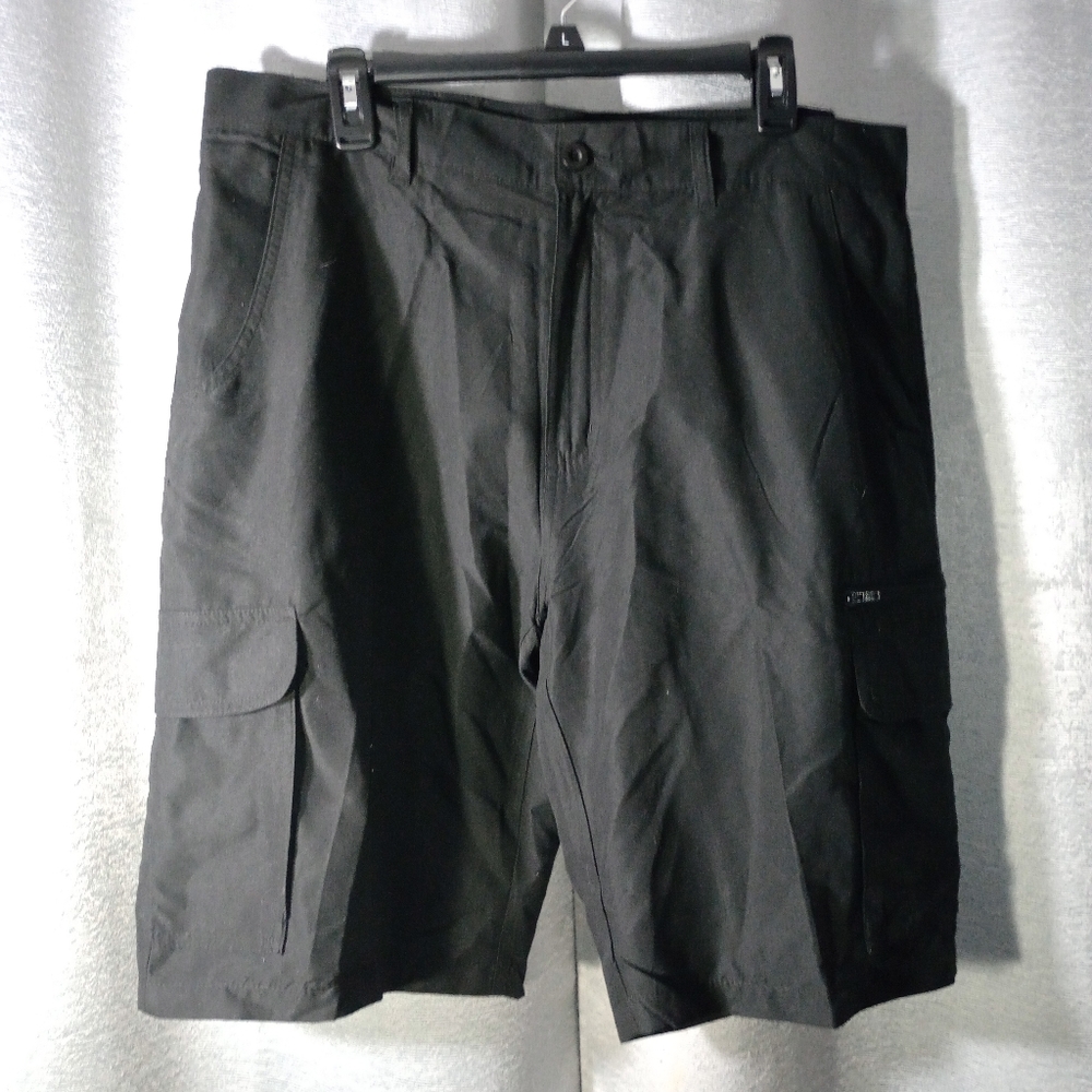 New Black Cargo Shorts